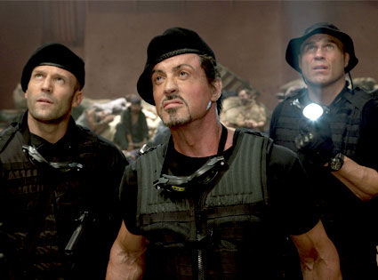 Jason Statham, Sylvester Stallone, Randy Couture, The Expendables Jason Statham, Sylvester Stallone, Randy Couture, The Expendables